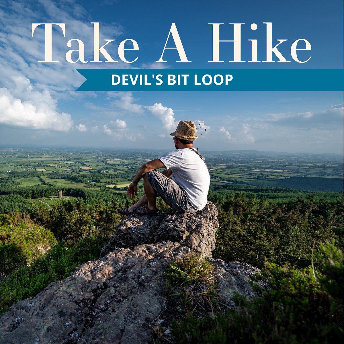 VisitTipp's tweet photo. What has a fleeing demon, the Rock of Cashel &amp; St Patrick got in common? They’re all part of the legend of Devil’s Bit Loop. #TakeAHike with this 5k marked loop. Discover more 👉https://t.co/LhbtJxdjK5  #MyTipperaryTips  #MakeABreakForIt @DiscoverIreland @munstervalesireland https://t.co/ybyGTwkgg3