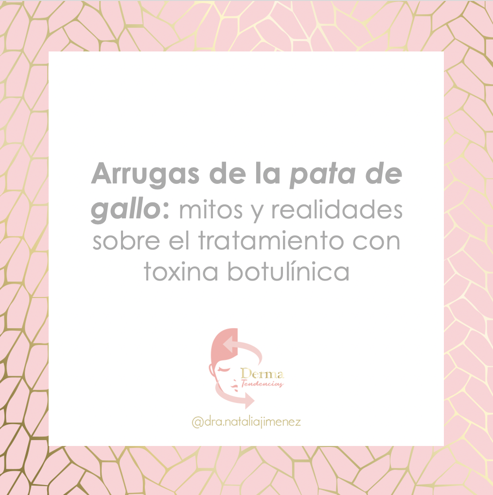 dra_njimenez's tweet photo. NUEVA ENTRADA EN MI BLOG #DERMATENDENCIAS:
Tratamiento de las #arrugas que aparecen alrededor de los ojos (las que comúnmente conocemos como #patasdegallo) Accede al siguiente link para saber más https://t.co/jCaeS3Sk9G https://t.co/YX20N426tF