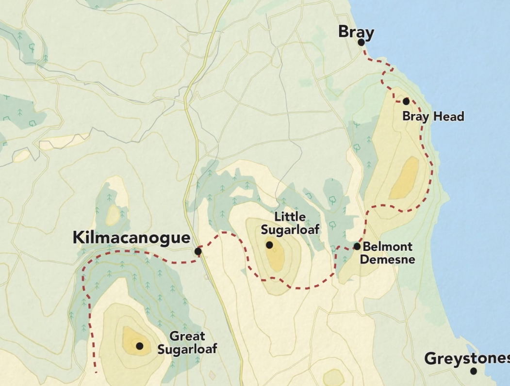 Walk from Bray to the Sugar Loaf in Co Wicklow... coast, forest and hills in a super, 14.5km trail. Here's the full Tracks &amp; Trails video I presented 👉 tracksandtrails.ie/trails/bray-he… #WicklowOutdoors #MakeABreakForIt