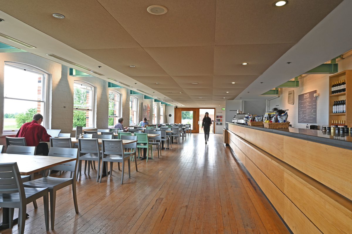 SnapeMaltings's tweet photo. A perfect day for a bicycle ride...
With some of the finest views over the Suffolk countryside, the Concert Hall Cafe is open from 10 am every day to help keep you hydrated and refueled.
#snapemaltings #snape #snapestyle #suffolk #shoplocal #concerthallcafe https://t.co/c4hZ4lbs9R