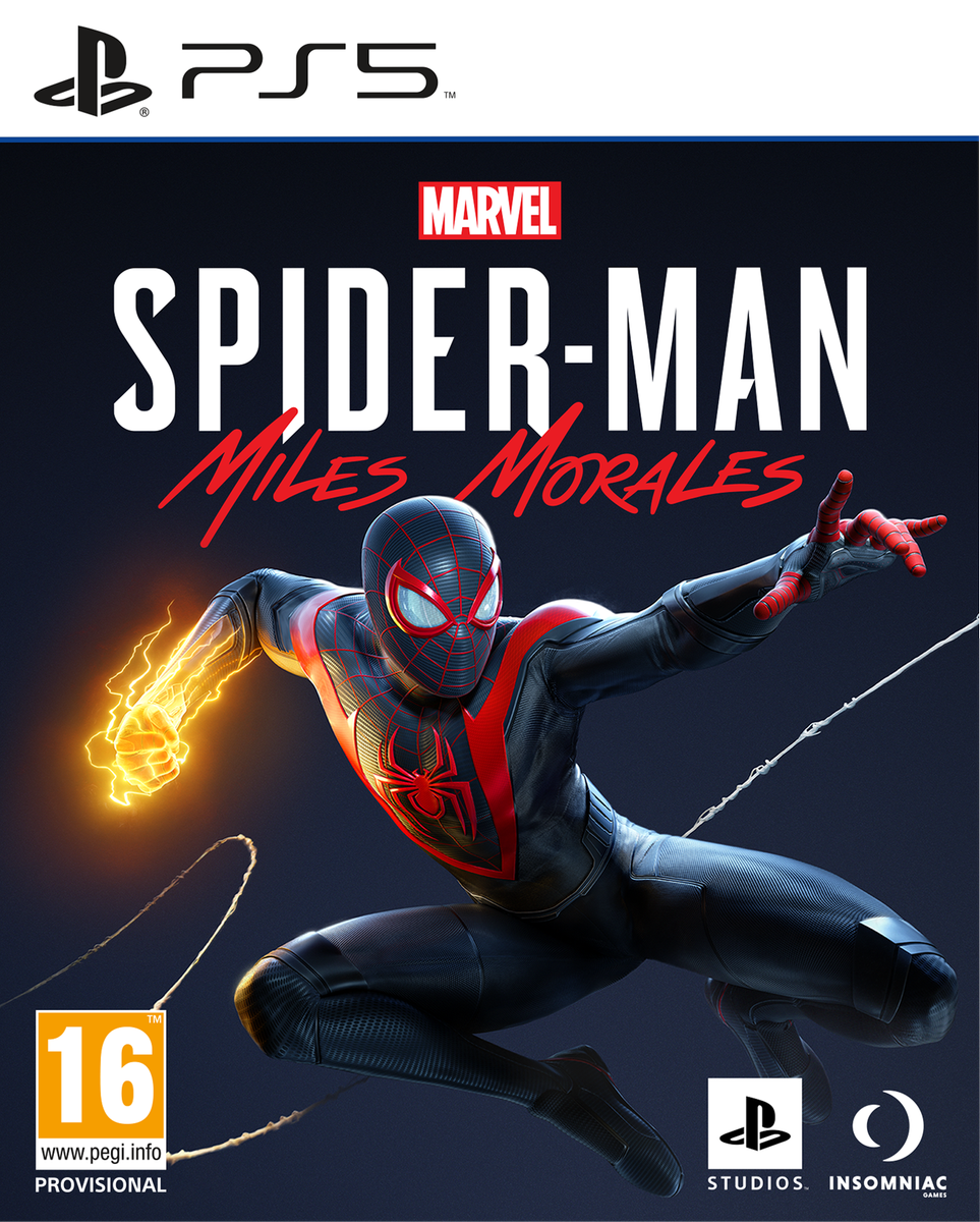 MarvelUK's tweet photo. Here’s your first look at the box art for "Marvel’s Spider-Man: Miles Morales," coming to a store near you Holiday 2020. #BeGreater #BeYourself #MilesPS5 https://t.co/7AQsZL3Y9z