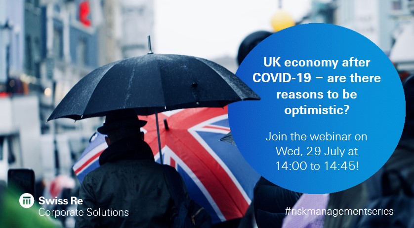 Is the #UK resilient enough to respond to #COVID19-induced economic challenges? Join our interactive #webinar to learn more. #riskmanagementseries #insurance #swissreinstitute ow.ly/O7hz50AxEPP
