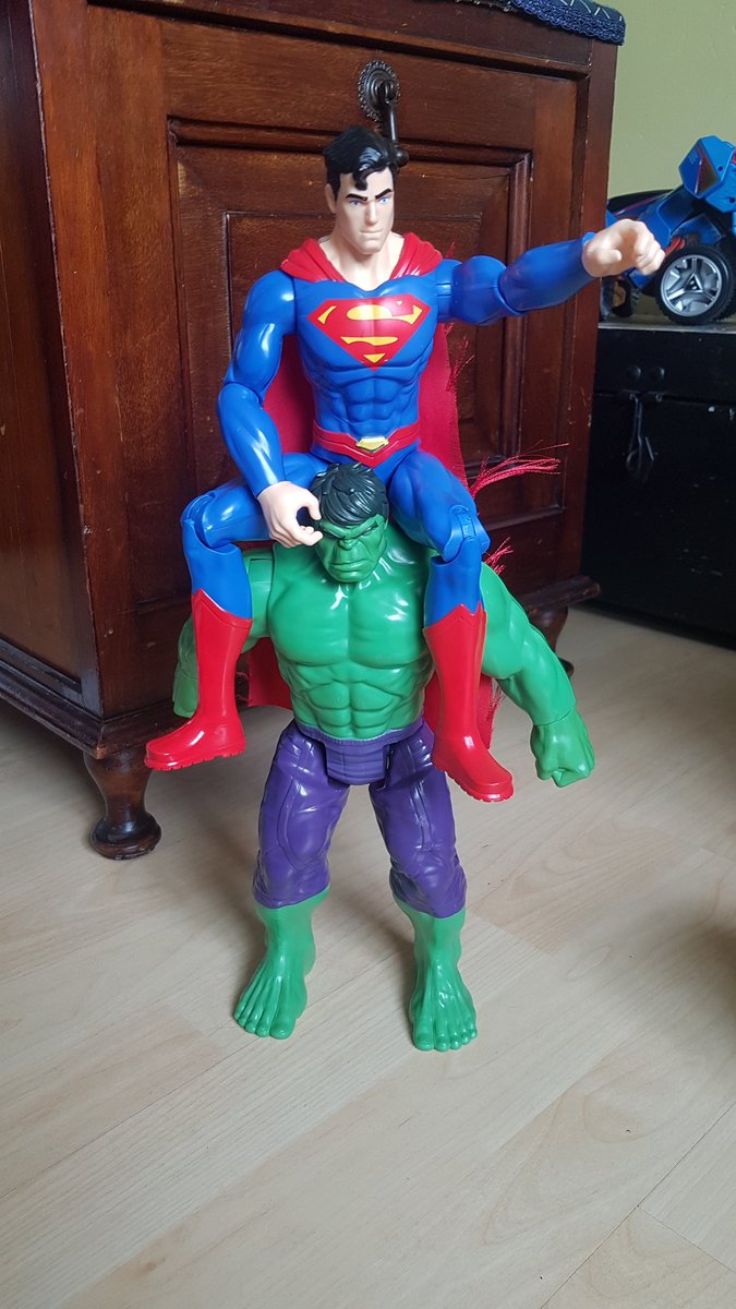 Can't help but feel this image demonstrates what #dccomics hoped #Marvelcu would mean for #DCEU. Hulks face says it all.