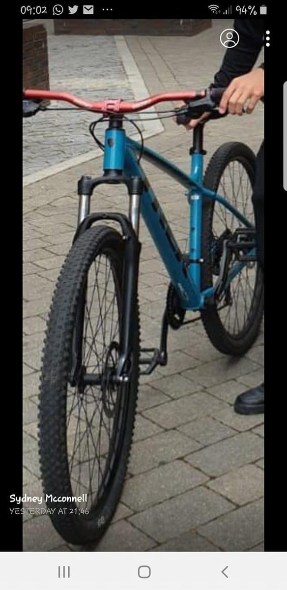 Please look out for this bike. It was stolen last night on Rennie Estate near the football pitch by 4 boys