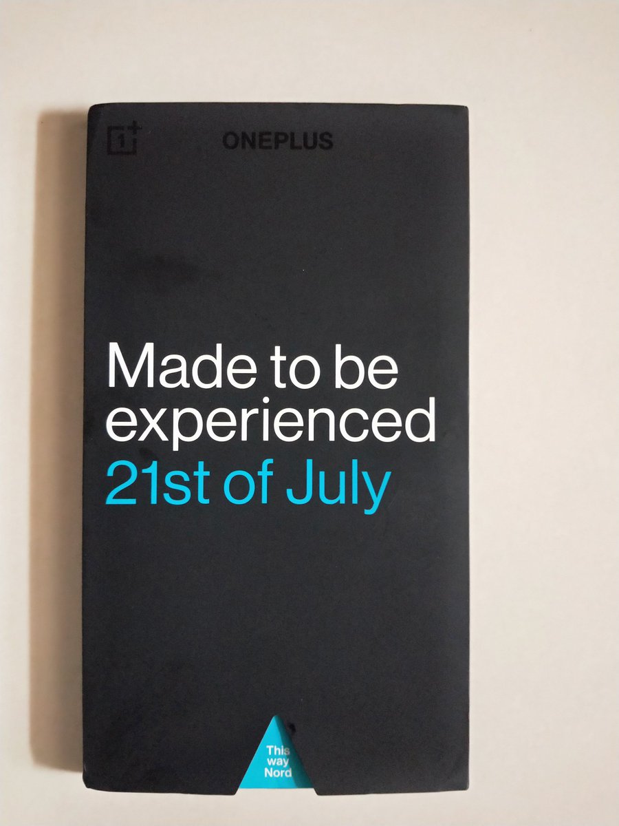 jitendr22339506's tweet photo. Just arrived today
@OnePlus_IN @PeteLau @OneplusNord_IN #onepluslitezthing #OnePlusNord @getpeid @amazonIN https://t.co/2W1UuYu8S5