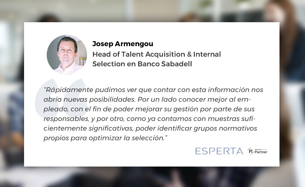 Esperta_PI's tweet photo. En nuestra última #newsletterESPERTA contamos con el testimonio de Josep Armengou, Head of Talent Acquisition &amp; Internal Selection en @BancoSabadell, sobre los proyectos de #PeopleAnalytics con ESPERTA. #hr #RRHH

Más en nuestro histórico de newsletters➡️ https://t.co/nhSMqYsuM7 https://t.co/QaVGjOhTJe