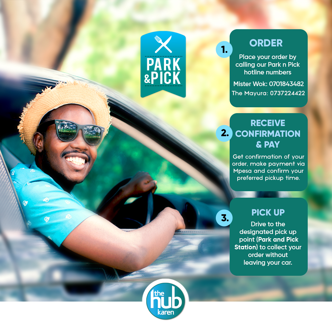 TheHubKaren's tweet photo. Craving for that yummy meal?😋😋 Order now and have it delivered to you at our Park and Pick station. 
Follow the steps to order. #ParknPick #deliveryfood https://t.co/V4Q8oxoA9T