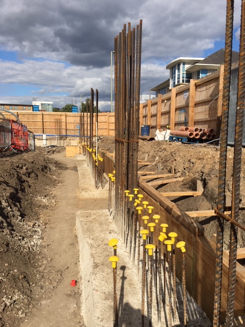 FfrenchLtd's tweet photo. Project Update, our #substructure and #enablingworks in Egham is progressing at pace. With one block complete, we have a busy few weeks ahead as work continues on the remaining 3 blocks. Big thanks to Dan, James, Kevin and all the Ffrench team on site #construction #civils https://t.co/iF5tPWBLCB