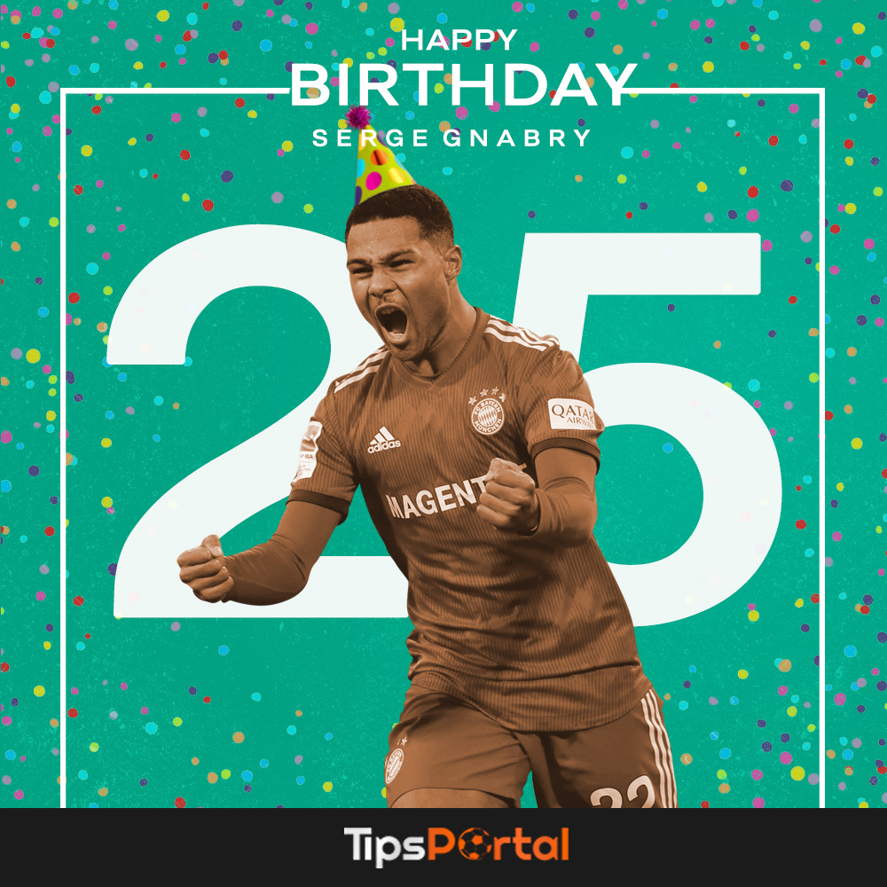  20 goals 13 assists 42 games

Happy Birthday, Serge Gnabry! 