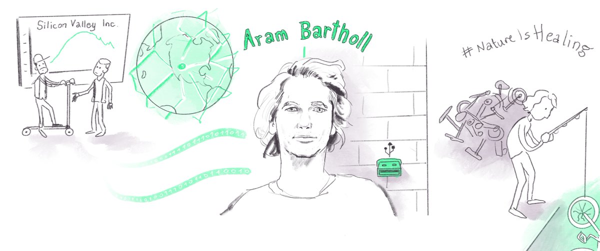 Pt_RWTH's tweet photo. Pondering the nature of virtual and physical, public and private space with concept artist @arambartholl. #WhatNext #Podcast in German and summary in English:
https://t.co/rUrwLJxqdz https://t.co/vSRzkR3Smt