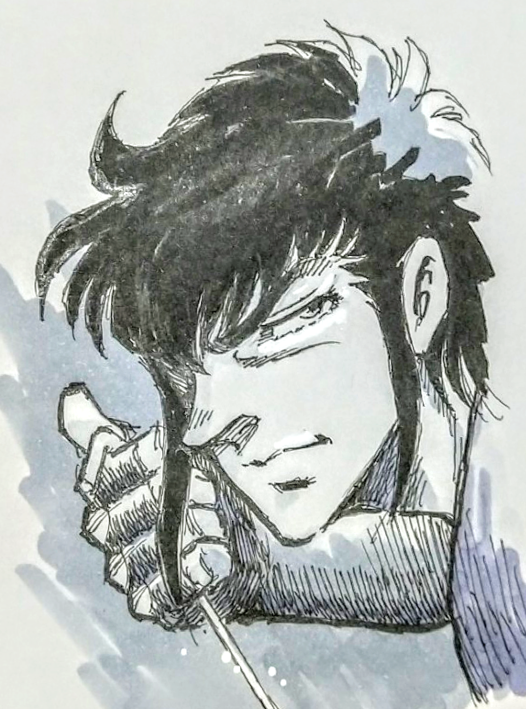 平松伸二先生サイン色紙 ドーベルマン刑事 ブラックエンジェルズ