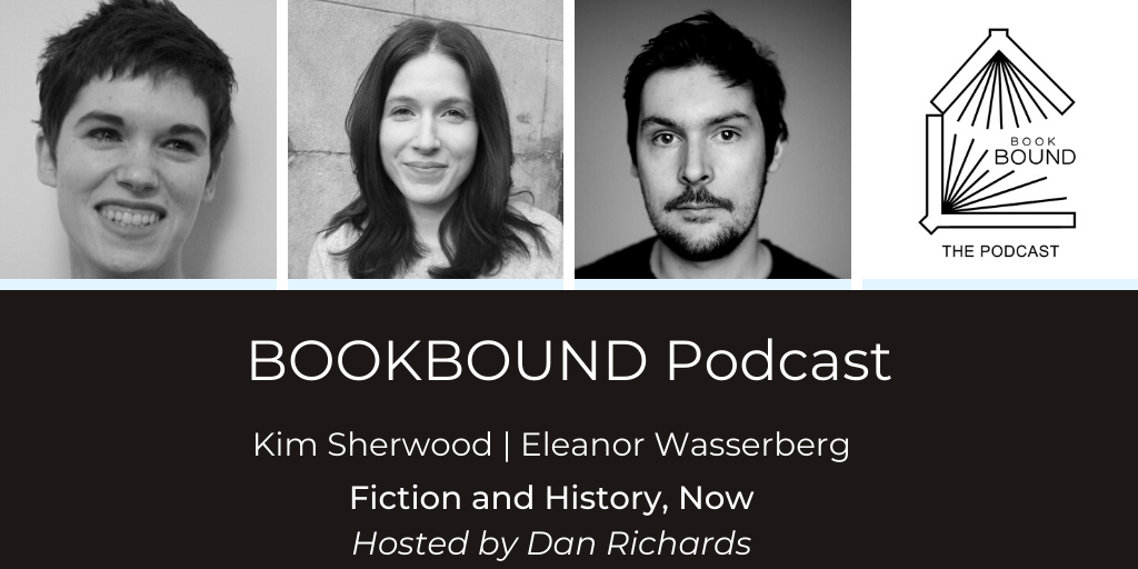 BookBound2020's tweet photo. In today's #BookBoundPod, @kimtsherwood &amp; @e_wasserberg talk about fictionalising Holocaust experiences, their creative journeys, and the meaning in losing your pen on the train tracks to Auschwitz. Find and subscribe wherever you pod, we're on Spotify at https://t.co/GAv5uaBW0d. https://t.co/JuaQMV9QD2