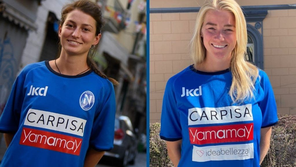 NapoliLadies's tweet photo. ✍🏻💙 Due nuove attaccanti per il Napoli Femminile: ecco Isotta #Nocchi e Jenny #Hjohlman! 🇸🇪
Benvenute ragazze 👋👋
Foto: Napoli Femminile https://t.co/WPrgmxJCf4