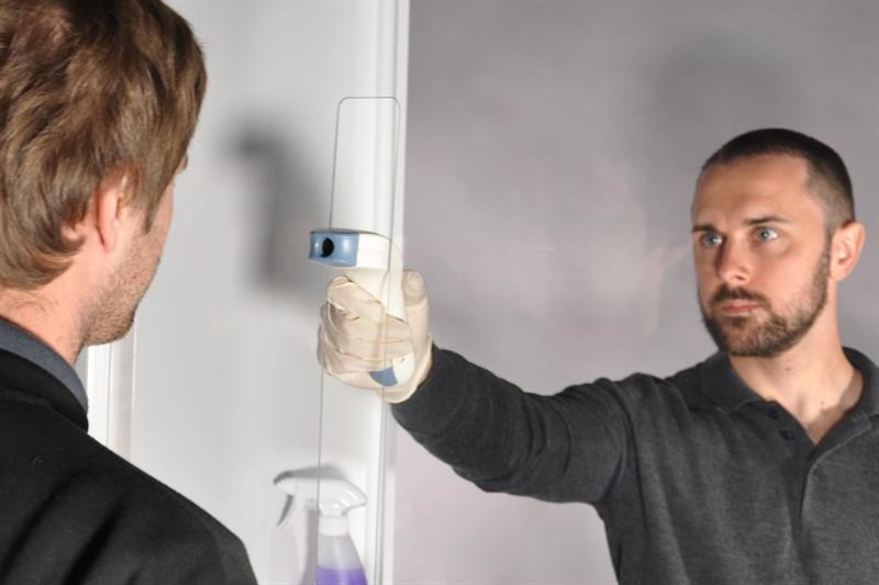 A #Covid19 health check station, manufactured by @Contour_Heating, has been designed to monitor temperatures. The station also provides an extra level of protection through the use of <a href="/BioCote/">BioCote®</a>'s antimicrobial technology.  Read more: bit.ly/2WcpBd5 

#EngineeringHeroes