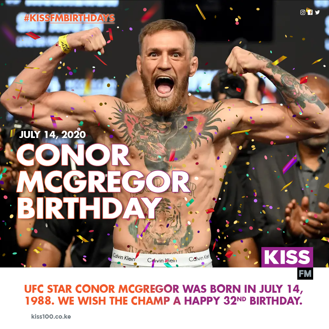 Happy birthday to \"The Notorious\" Conor McGregor.  