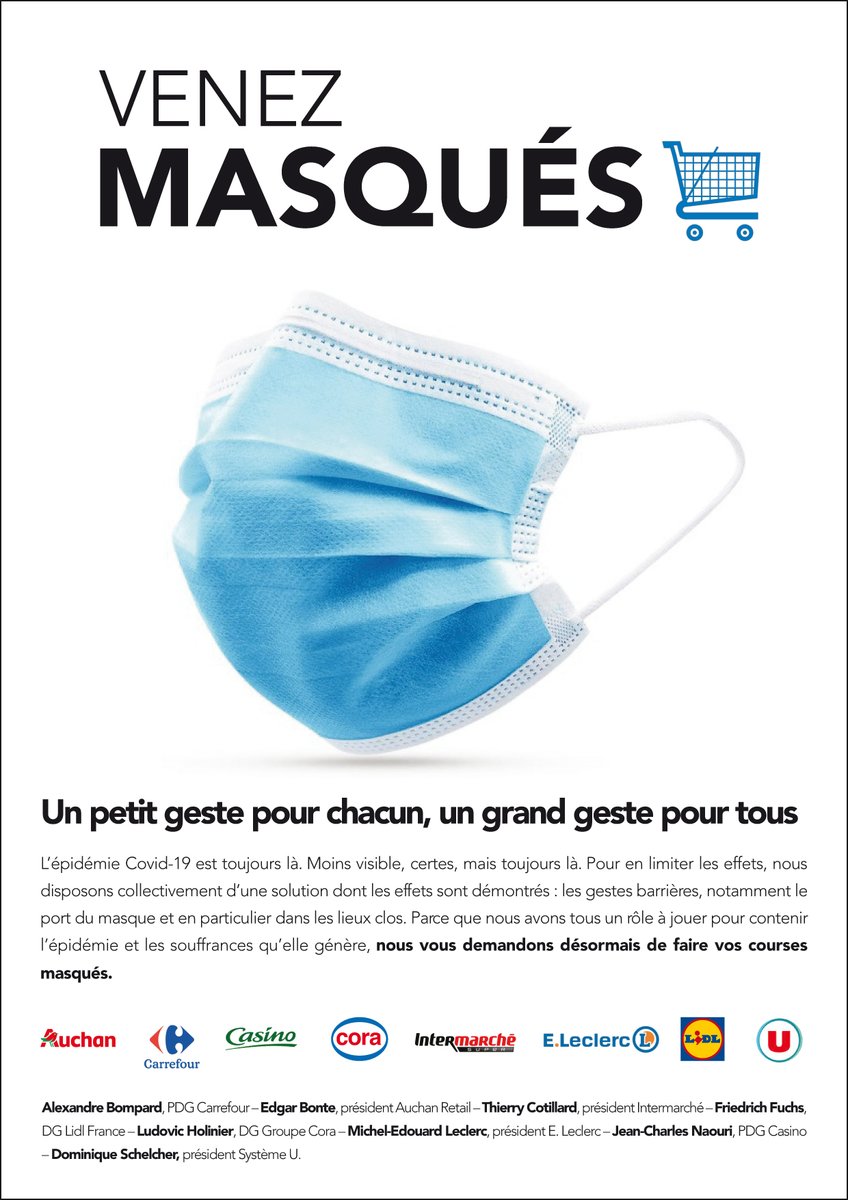 Dauvers70's tweet photo. Je viens de faire un rêve... #Masques @bompard @BaitiehRami @DeweineJD @CarrefourFrance @intermarche @lidlfrance @ludomoscou03 @CoraFrance @Leclerc_MEL @Groupe_Casino @schelcher @ULesCommercants https://t.co/k8KTWIIumD