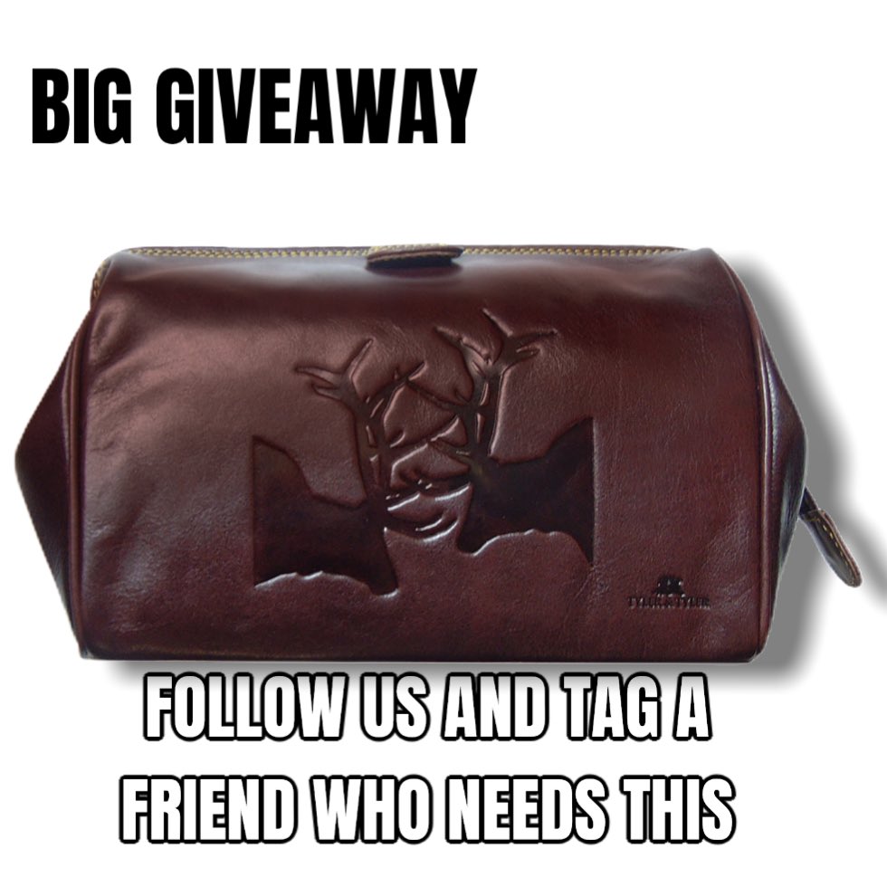 TYLERandTYLER's tweet photo. You and a friend could win a Luxury TYLER &amp; TYLER Real #leatherwashbag worth £85.00.
To enter this competition you must follow us like this post and tag a friend who you think would like to win a Washbag with you by adding their name in the comments #mensaccessories #menswear https://t.co/6uXVoCfbih