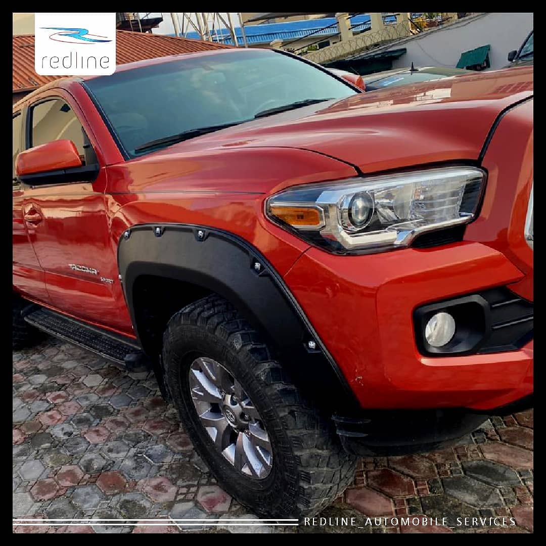 Redlineautos1's tweet image. Fender flare replacement on Toyota Tacoma SR5.
Whether your vehicle sticks to smooth, paved surfaces or heads off the beaten path, harmful road debris is just a turn of the tire away.
Bring your car to our workshop for Fender Flare replacement today.
#pogba #autoworkshopinlekki