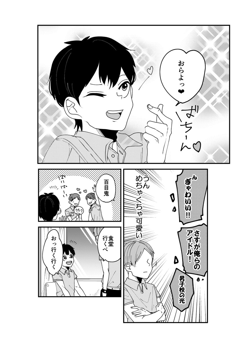 【創作】ウインクが得意な友人【※微腐】 