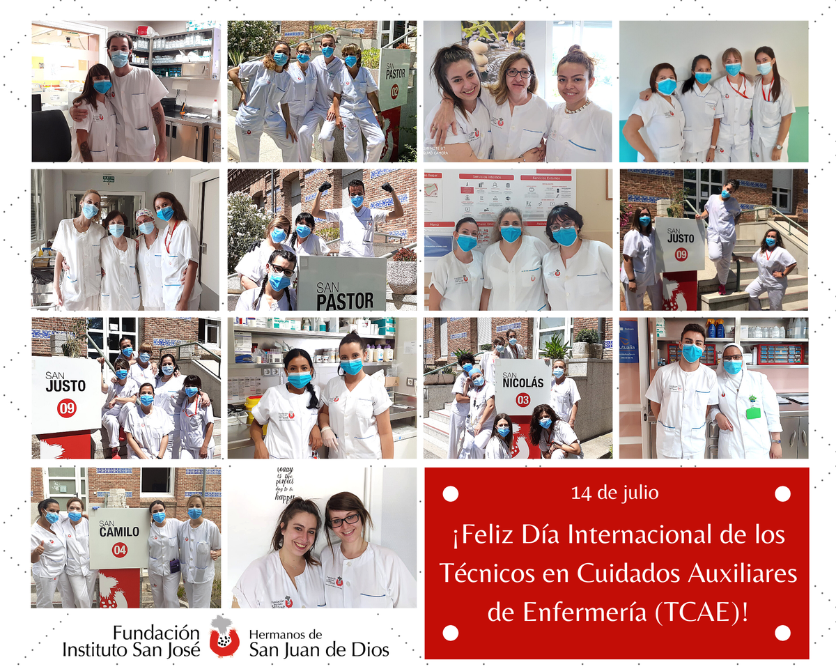 FISJ_Madrid's tweet photo. Este martes 14 de julio se celebra el #DiaInternacionalTCAE y queremos felicitar a todos nuestros profesionales por ser una pieza clave en el engranaje de nuestro hospital 👏🏻  

¡Gracias por vuestra labor! 💙 https://t.co/azeBtyGIj8