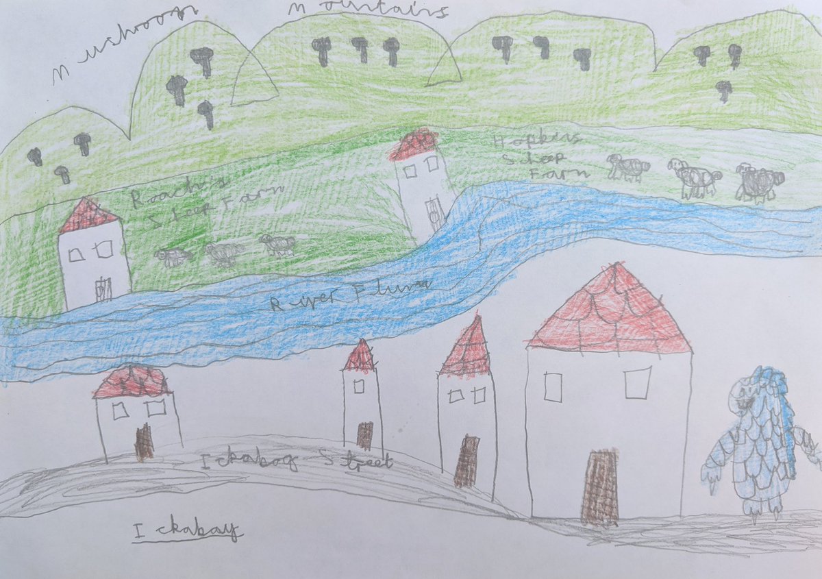 Lexgees's tweet photo. @jk_rowling We have loved @TheIckabog it's really been a special thing to enjoy each day,thank you,we will miss it ❤️ My daughter Aurora loves you and has thoroughly enjoyed reading the chapters to me and her little sister, and drawing all the illustrations, here's her Ickabay💖 #TheIckabog https://t.co/yQqPtLOoqt