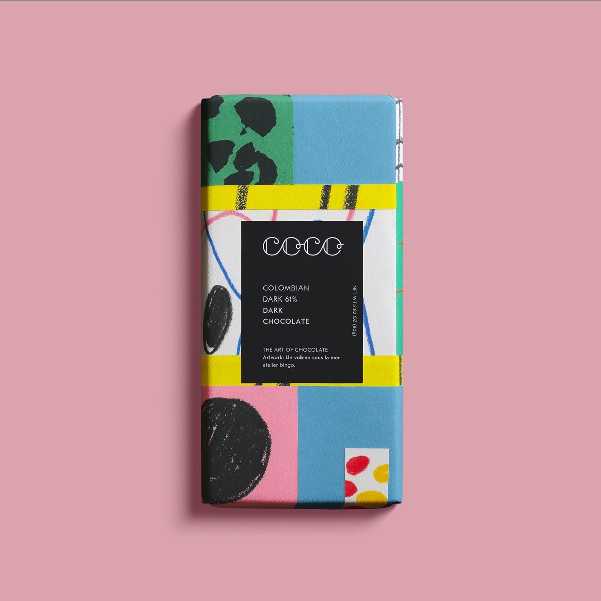 cocochocolatier's tweet photo. #NewArtistCollab | Our 61% single-origin Colombian Dark Chocolate has a mild, creamy & delicate texture that makes it an all time favourite π« Now enveloped in 'Un volcano sous la mer', a bespoke #collage by creative duo #atelier_bingo β₯οΈ Shop: https://t.co/FWcrckQo8b https://t.co/OoJGhxy8jn