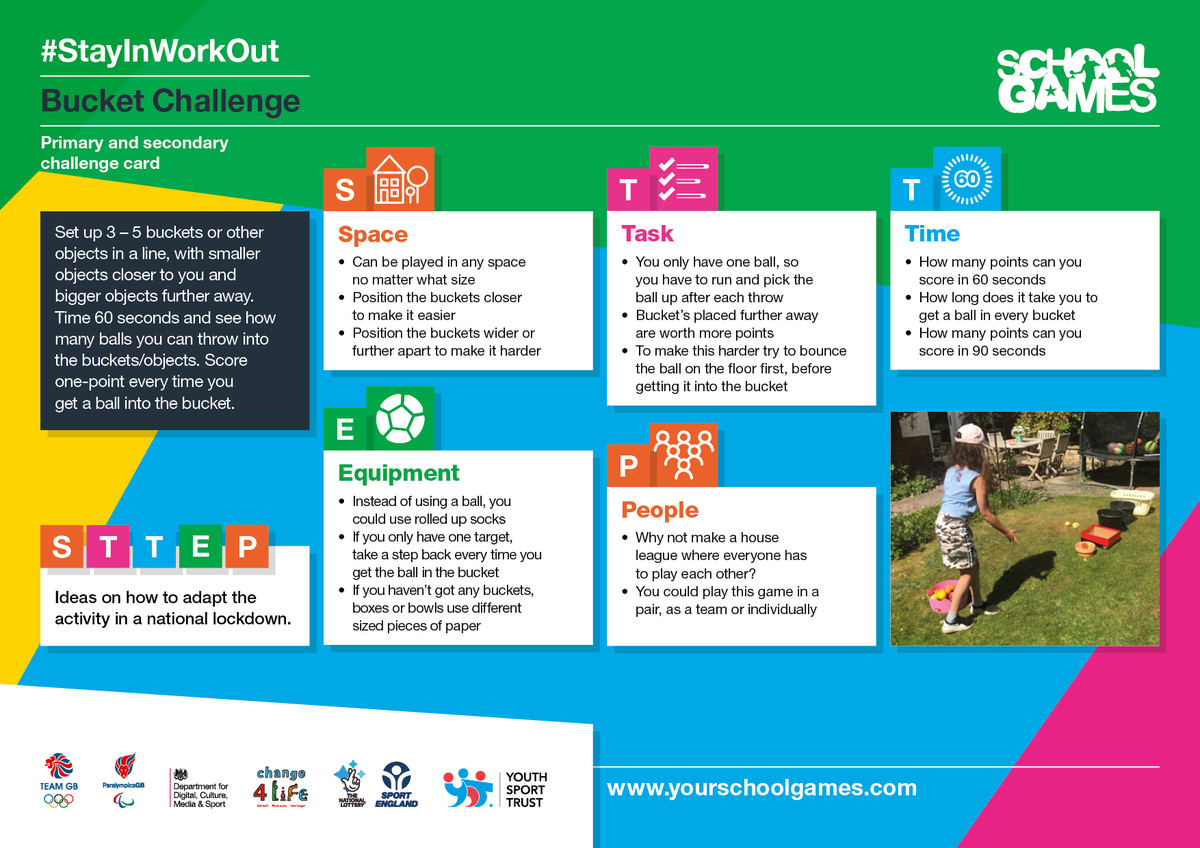 School Games (@yourschoolgames) on Twitter photo Take a look at this bucket challenge from <a href="/archerygb/">Archery GB</a> - how many points will you score in 60 seconds? To download this and more activity cards, see our website: bit.ly/SGNGBAC #StayInWorkOut Take a look at this bucket challenge from <a href="/archerygb/">Archery GB</a> - how many points will you score in 60 seconds? To download this and more activity cards, see our website: bit.ly/SGNGBAC #StayInWorkOut