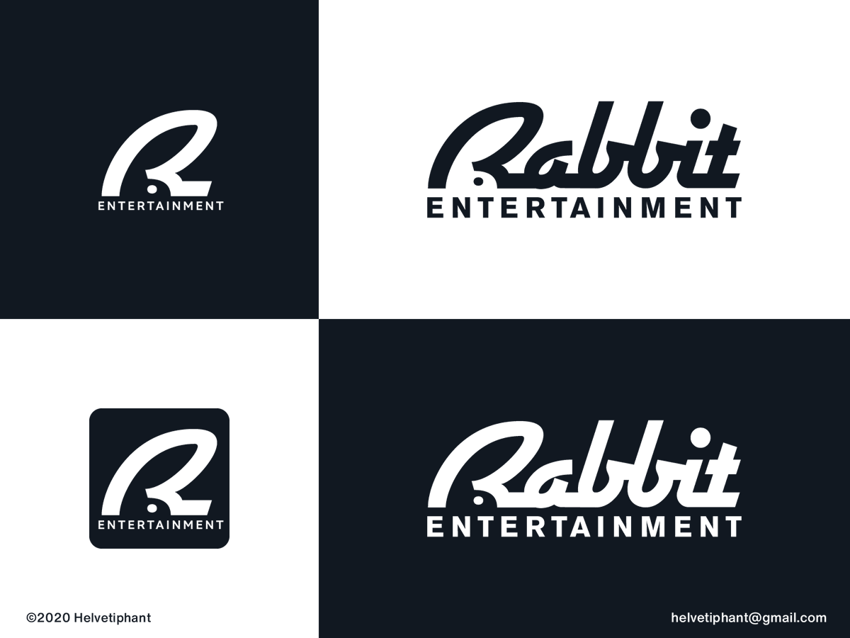 Helvetiphant's tweet photo. Rabbit Entertainment Logo concept.

https://t.co/Ep7ZeqKENQ

#rabbit #LogoDesign #Concept #dribbble #Icon #Logo #typography #negative_space #custom #letter #design #branding #designinspiration #DesignThinking #Logodesigner #logotype #wordmark #logomaker #entertainment https://t.co/J7R05F3WFW