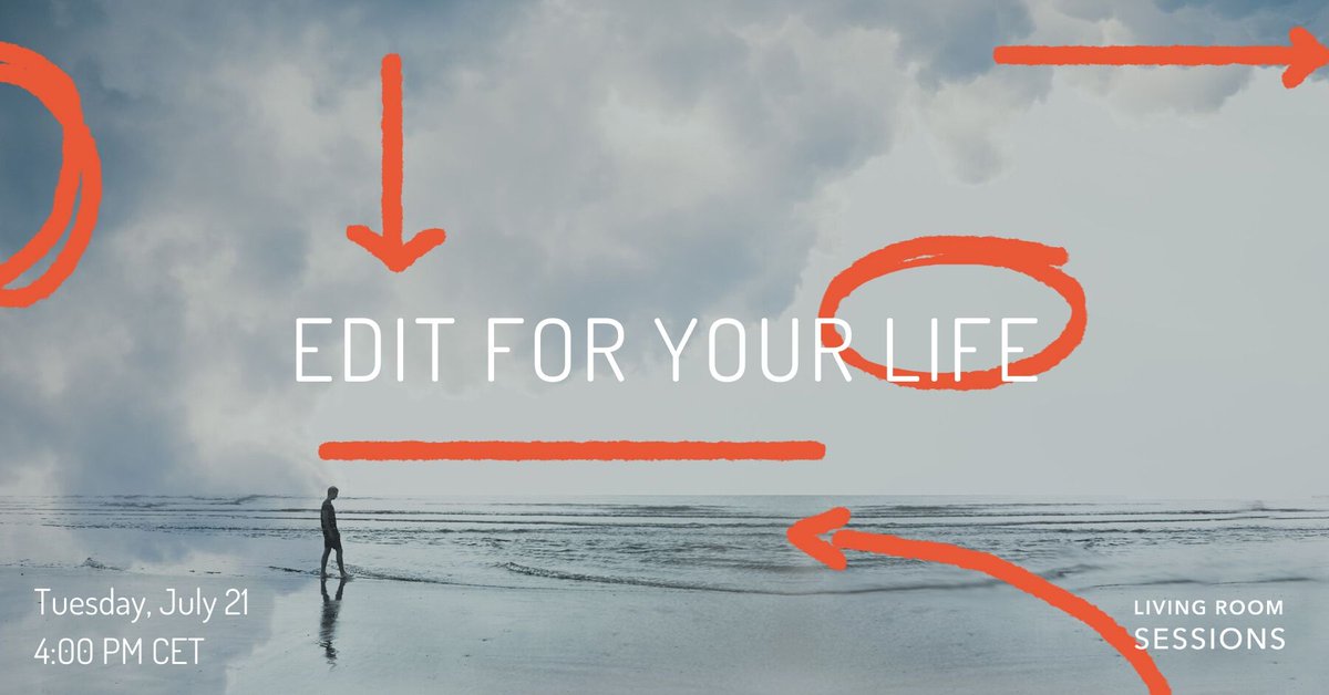What can we learn from text-editing that applies to life at large and at work? 
Together with House managing editor and author <a href="/meganhustad/">Megan Hustad</a> you are invited to join our last #LivingRoomSession on editing as a skill and art before we take a break in August: bit.ly/2OhZnBl