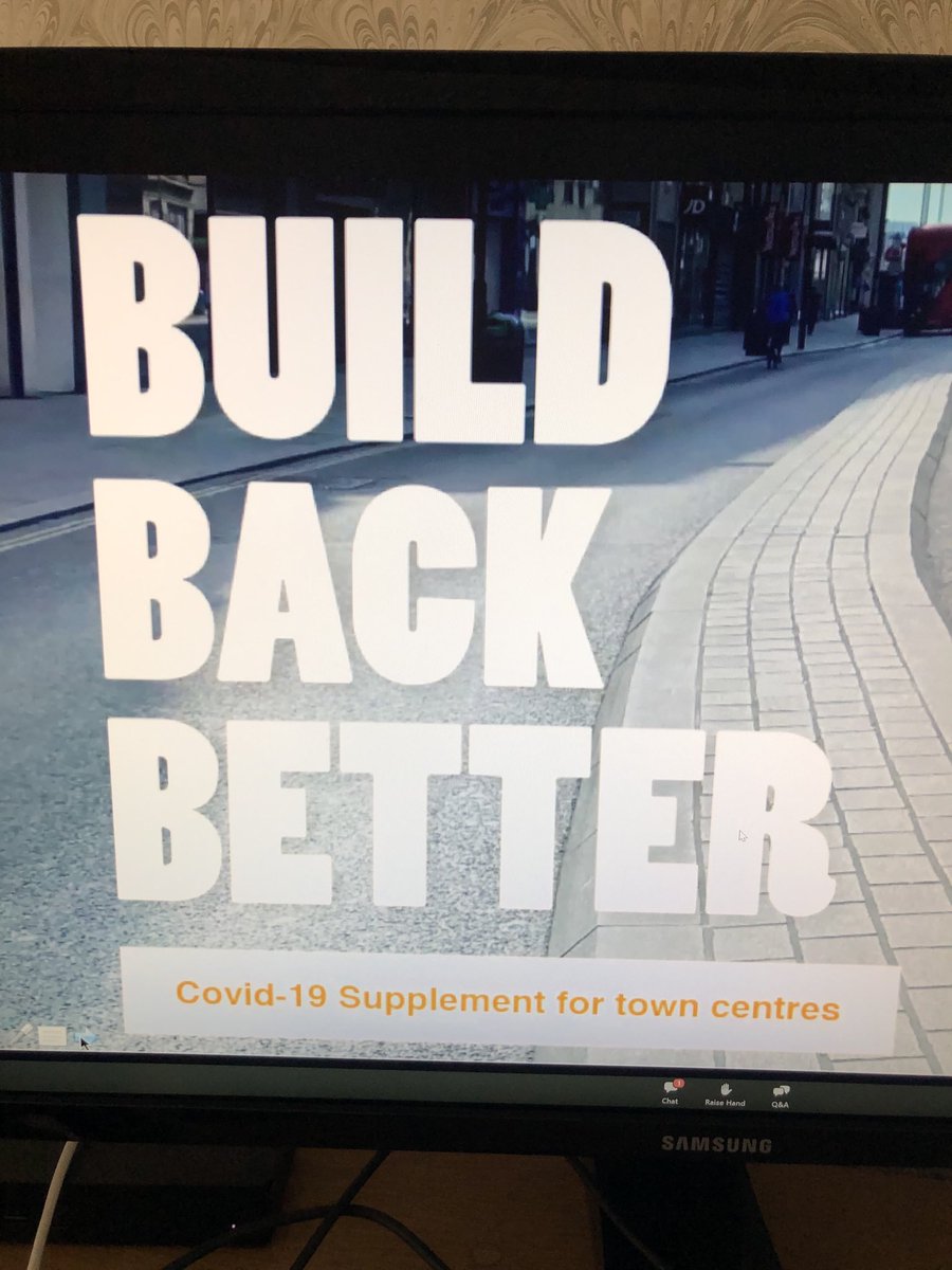 HeatherGeldards's tweet photo. ⁦@BillGrimsey⁩  #COVID19 accelerated demise of retail centre. We are moving to a mobile technology culture. We can no longer rely on retail to bring people into the city. Need to create a community and an experience. What is unique about Derby? #DPZ2020 https://t.co/ohil2ArYmn
