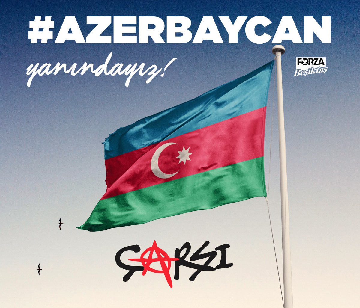 Hep yanındayız can #Azerbaycan 
#çArşı