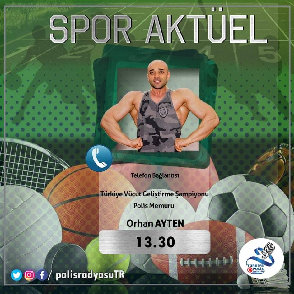 Bugünkü #SporAktüel programında Vücut Geliştirme ve Fıtness Türkiye Şampiyonu Orhan AYTEN stüdyo konuğumuz olacak. <a href="/gencliksporbak/">Gençlik ve Spor Bakanlığı 🇹🇷</a> <a href="/_Roccoo_/">ORHAN AYTEN</a> @VucutVe
