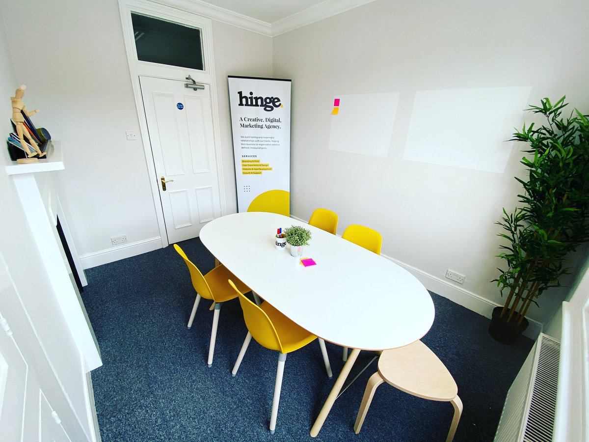 As part of our transformation Tuesday here is our second meeting room. This room is somewhere where we can hold a more relaxed meeting, whether it’s with the team or a space for someone to go if they wanted to take a video call.⁣ This space is working really well for us 👌