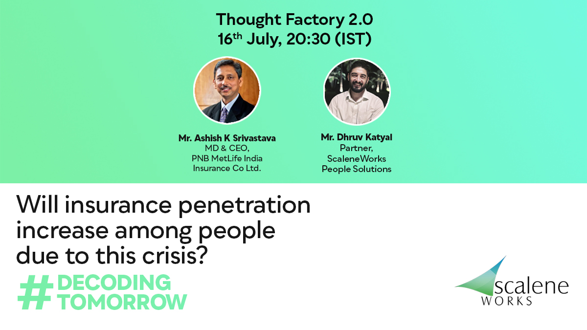ScaleneWorks's tweet photo. BFSI will play a crucial role in providing people with that one key thing, financial advice, and security.

Join us in #DecodingTomorrow

Registration Link:
https://t.co/1IMgaykKQi

Date: 16th July, 2020
Time: 20:30 (IST) https://t.co/mpF1zctDEN