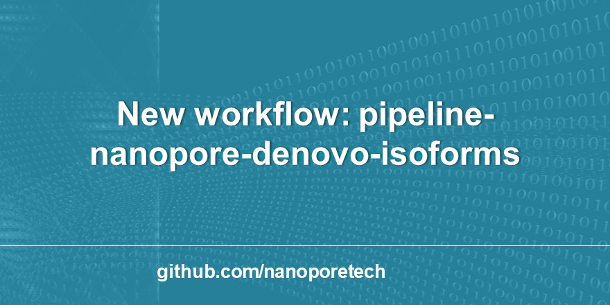 nanopore's tweet photo. Introducing pipeline-nanopore-denovo-isoforms — a new research pipeline for clustering long transcriptomic reads into gene families — developed in collaboration with @krsahlin & @pashadag: https://t.co/vQKqvWUvdi https://t.co/7PHdOCy9fn
