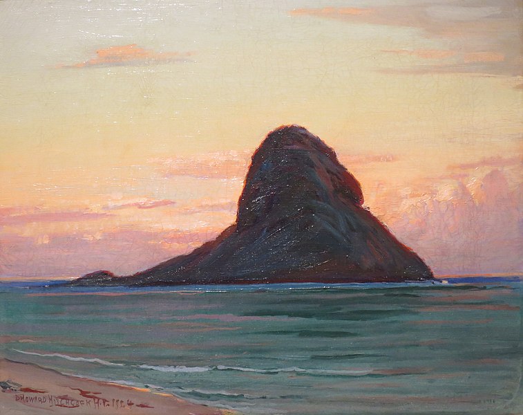 This week's #FolkloreThursday theme is island folklore! Get your island folklore ready to share with us on Thursday! (Image: David Howard Hitchcock, via wikimedia commons)