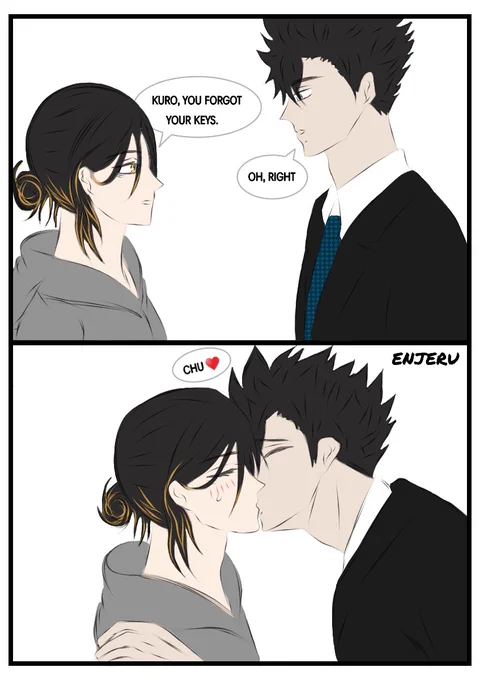 Okay, but imagine this... ?

#kuroken #haikyuufanart 