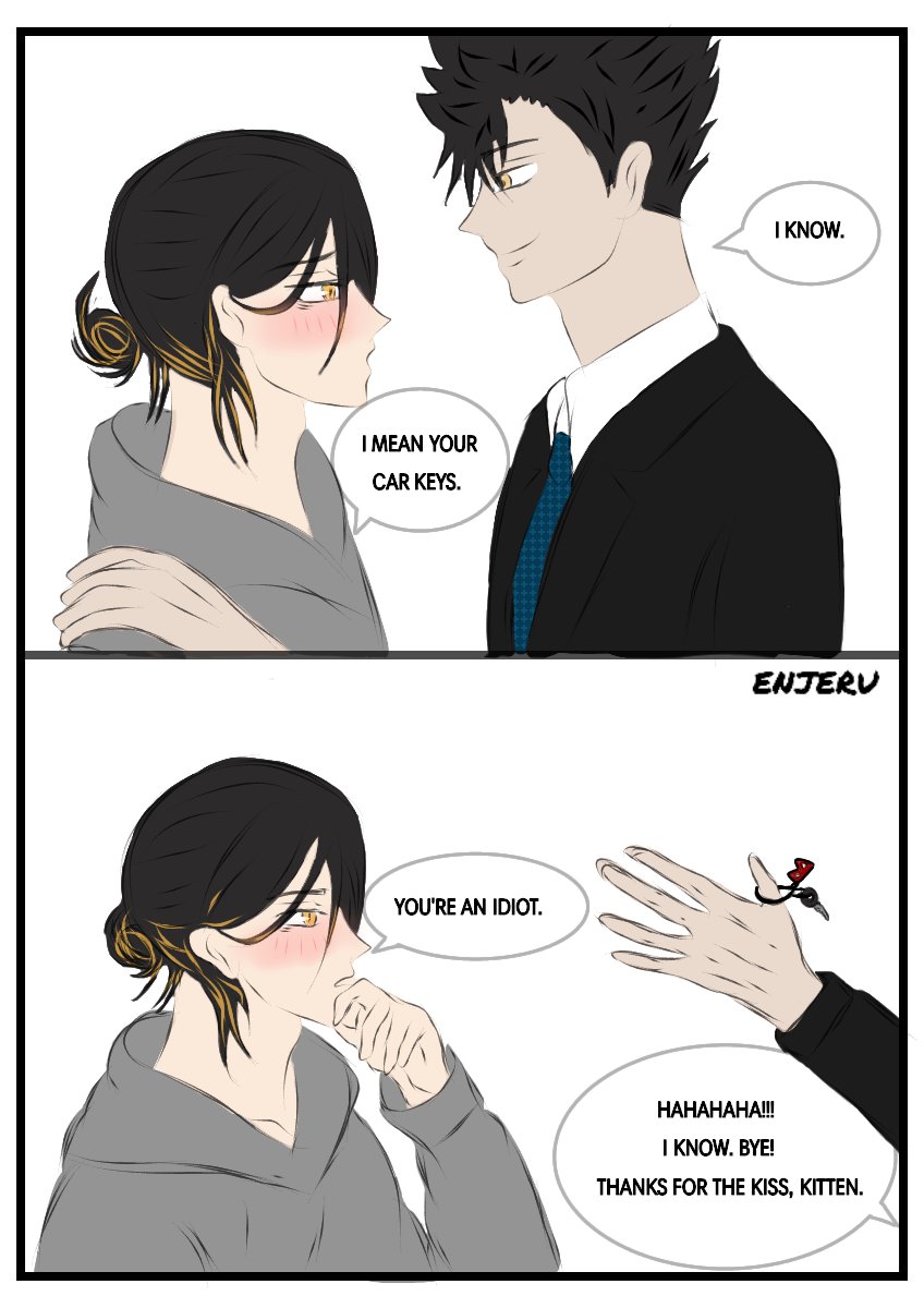 Okay, but imagine this... ?

#kuroken #haikyuufanart 