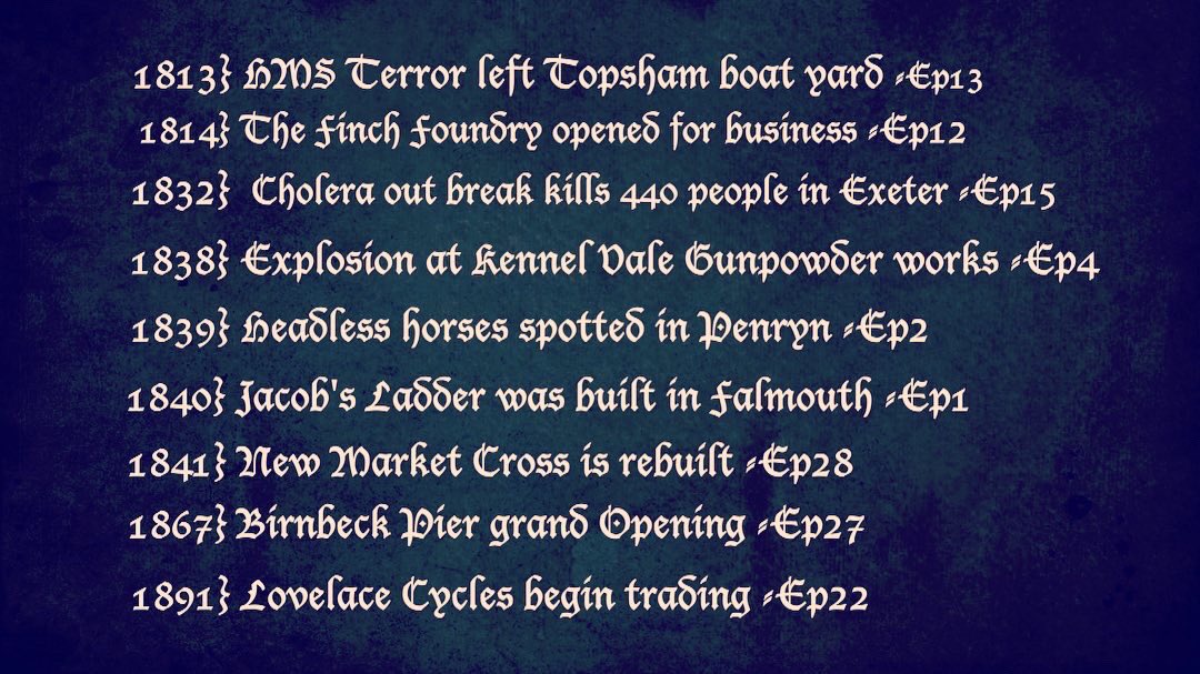 Dontwalkdown's tweet photo. Well it’s been a strange year but with our Somerset series drawing to a close let’s take a moment to look upon the timeline! #cornwall #devon #somerset #webseries #thepast #history #strangetales #strangetimes #whatwhen #pastmeetsfuture #dontwalkdownthere #timeline https://t.co/mN1hv6yCi8