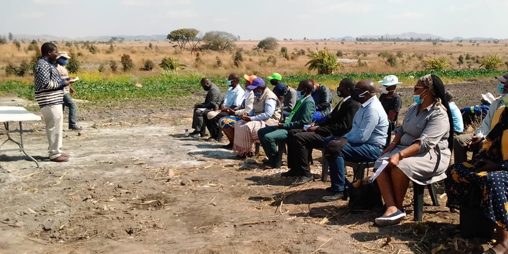 Kurainashe organisation during the commissioning of a solar powered borehole at Mvurwi community garden.
@UNDPZimbabwe 
@WFP 
@teampata 
@WHHZimbabwe 
@VingiPaul 
@HHIupdates