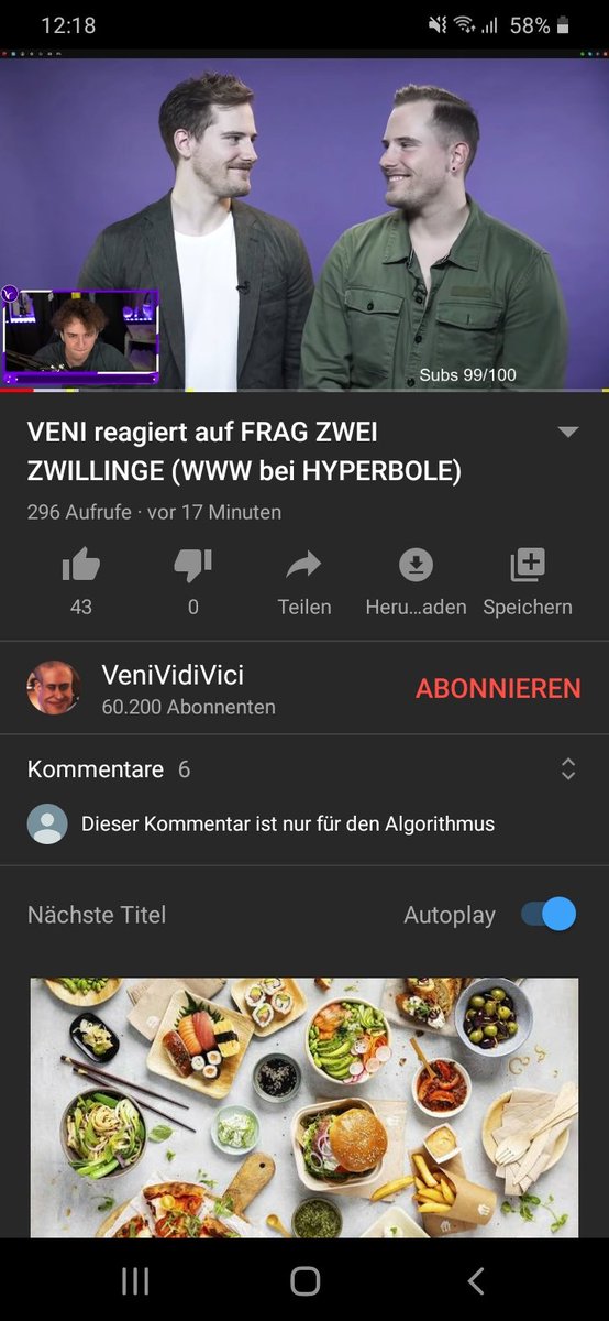 VxnroYT's tweet photo. @Venitroll weil es gut Klicks bringt OMEGALUL https://t.co/JFn1X39F6t