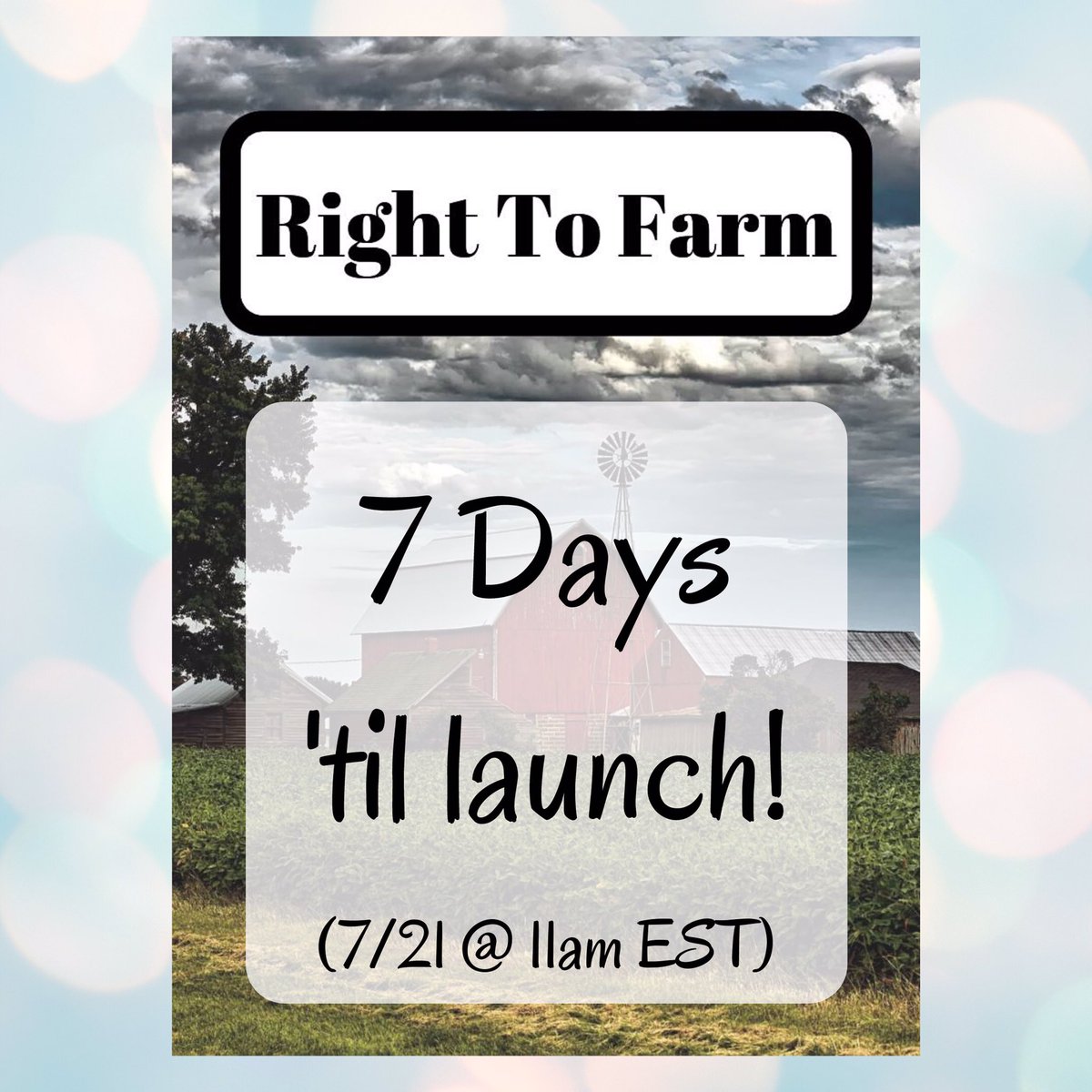 wolfbeardgames's tweet photo. We’re starting to get warm fuzzies. One week until launch! 😁
#righttofarmgame #cardgames #tabletopgames #wolfbeardgames https://t.co/6IjEED0WvW
