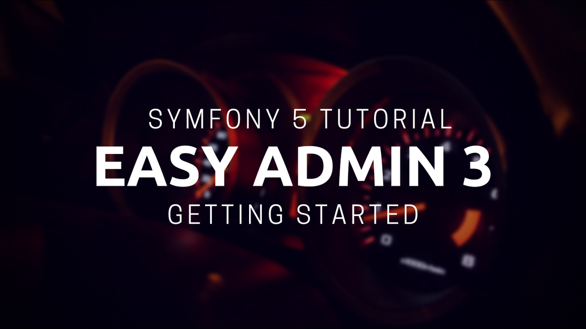 MediaOverseas's tweet image. New #symfony video, Getting started with #EasyAdmin3:
youtu.be/MS4LICZ1j0s
#php #symfony5 #webdev