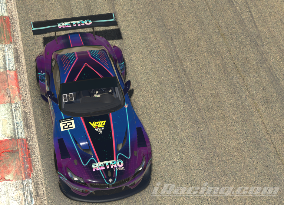 Gathdrel's tweet photo. @YeloDesignCo Thanks so much for an awesome livery this weekend. You did a fantastic job with both our 24h Le-Mans and the 24h of Spa liveries. From Retro E-Sports. We look forward to working with you in the future https://t.co/8NmpiW0SYP