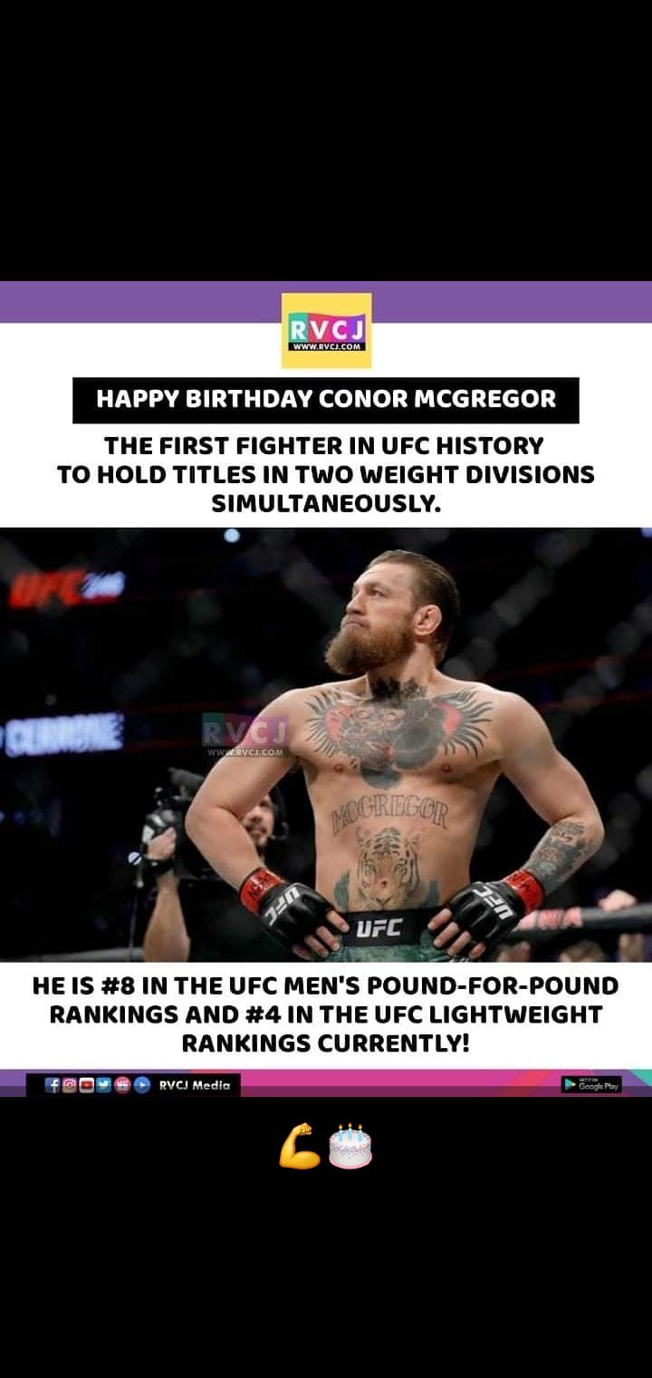 Happy Birthday conor mcgregor 