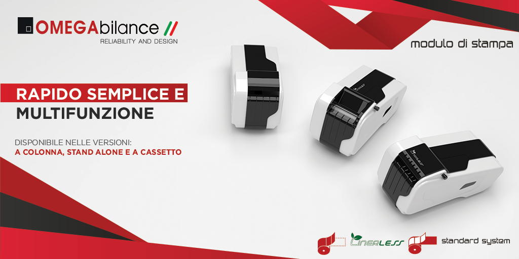 srl_omega's tweet photo. Omega Bilance propone un modulo di stampa in 3 versioni differenti per #Usabilità e #Tecnologia
#Linerless con #autocutter
#Linerless senza"autocutter"
#Etichettatrice standard
https://t.co/aKmAue5x4X
#omegabilance #design #Printer #stampante #MadeInItaly #technology #labels https://t.co/s8ibLZm3SC