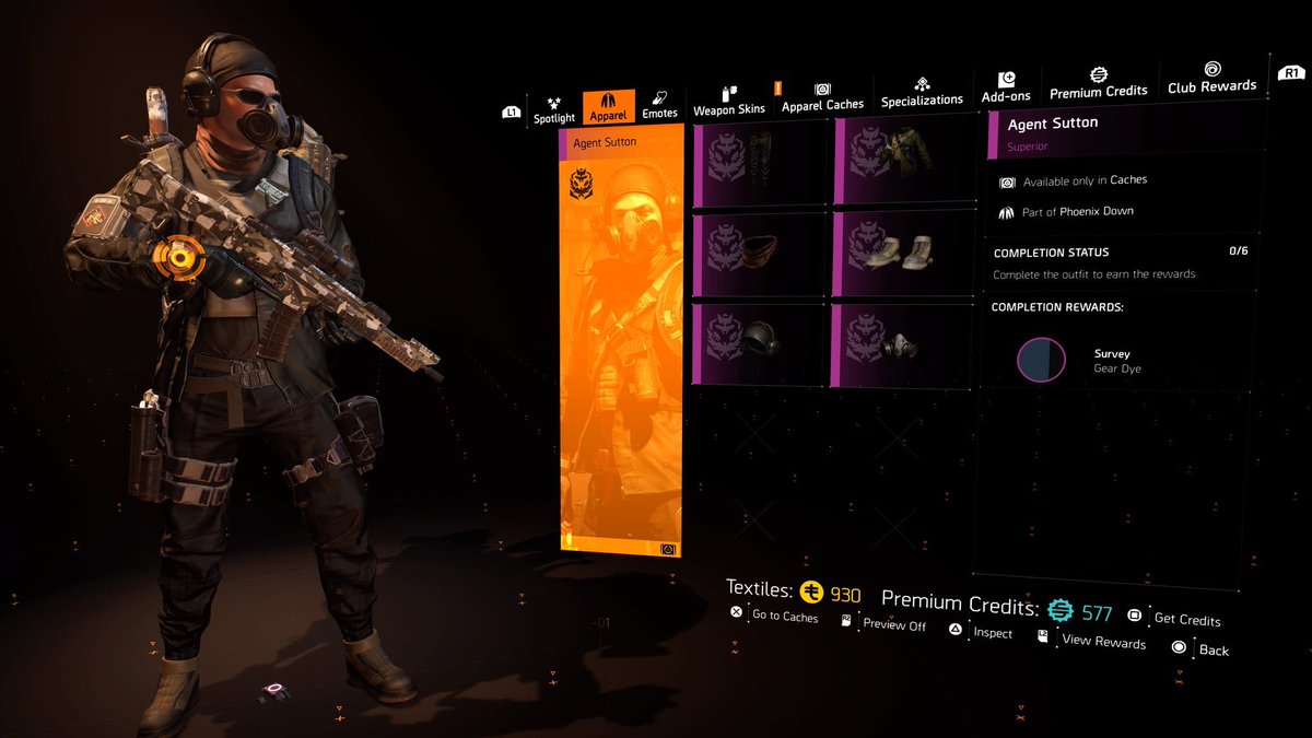 Elites_Academy's tweet photo. New Apparel items look way cooler in the real life! @TheDivisionGame @TheDivisionTDT @obiadekanobi @owb01 @OllieNorris https://t.co/QFo86aINJm