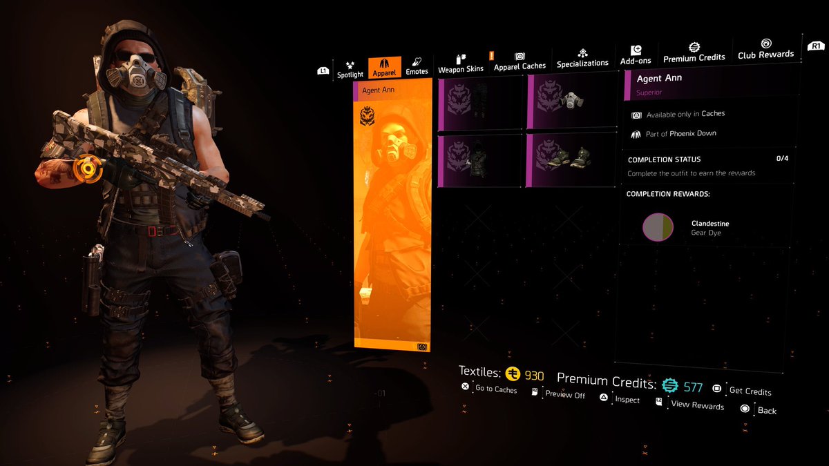 Elites_Academy's tweet photo. New Apparel items look way cooler in the real life! @TheDivisionGame @TheDivisionTDT @obiadekanobi @owb01 @OllieNorris https://t.co/QFo86aINJm