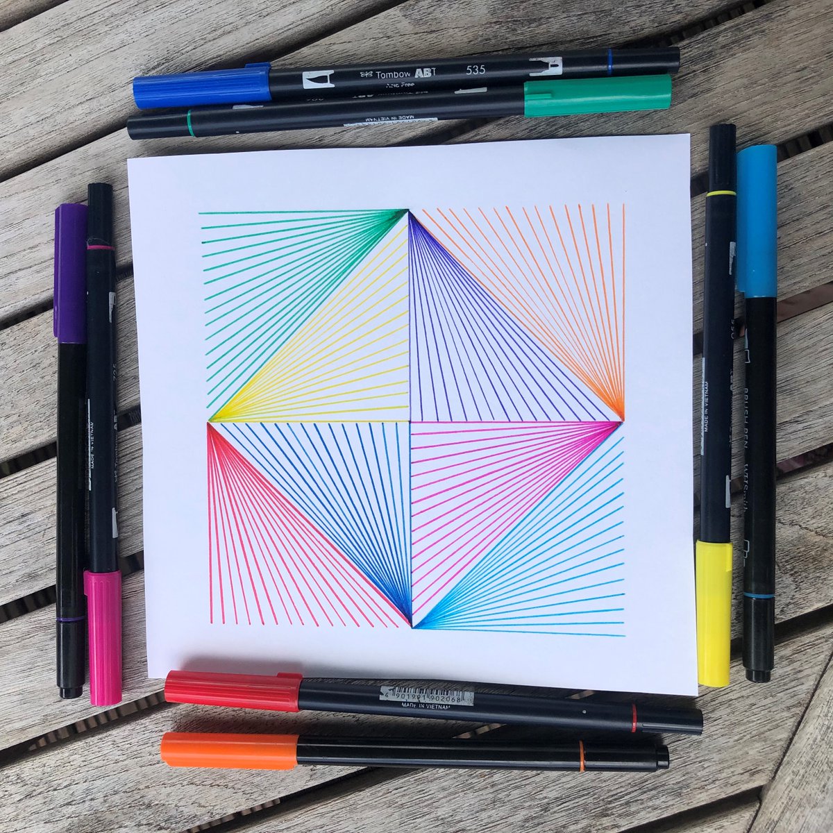 In her last blog of the summer, Beccy from <a href="/thecraftyhareuk/">The Crafty Hare</a> uses straight lines &amp; #geometry to create a colourful 3D pattern. 

If you have a more mathematical brain or just want to try a new technique, this could be the project for you!

maryfrancestrust.org.uk/how-to-make-an… #artsandcrafts