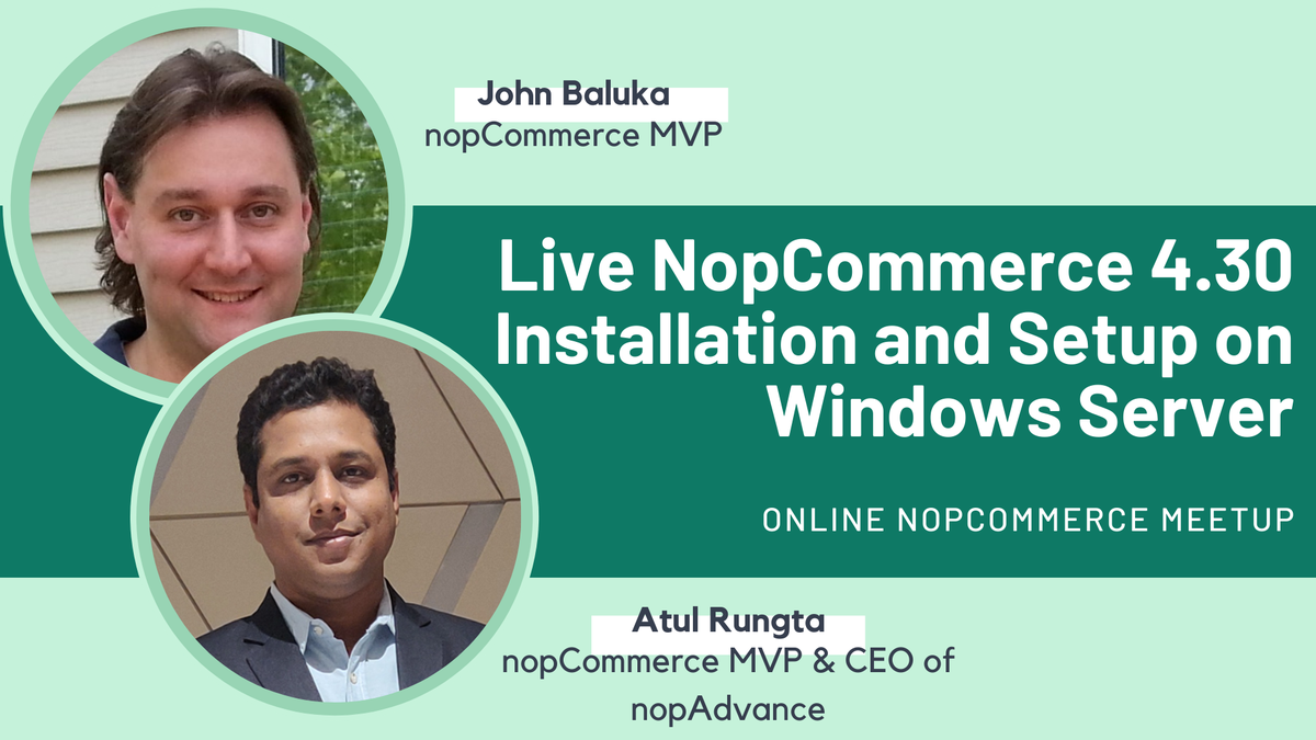 nopCommerce tweet media